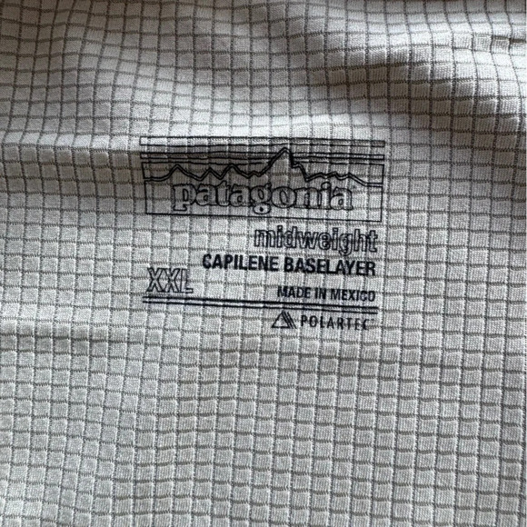 Patagonia Capilene Midweight Taupe Base Layer Mens Size XXL - Picture 11 of 13